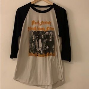 VINTAGE BLACK SABBATH BASEBALL TEE